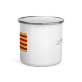 Abolitionist flag, ca. 1859 (enamel mug)