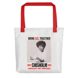 Shirley Chisholm campaign poster, 1972 (tote)