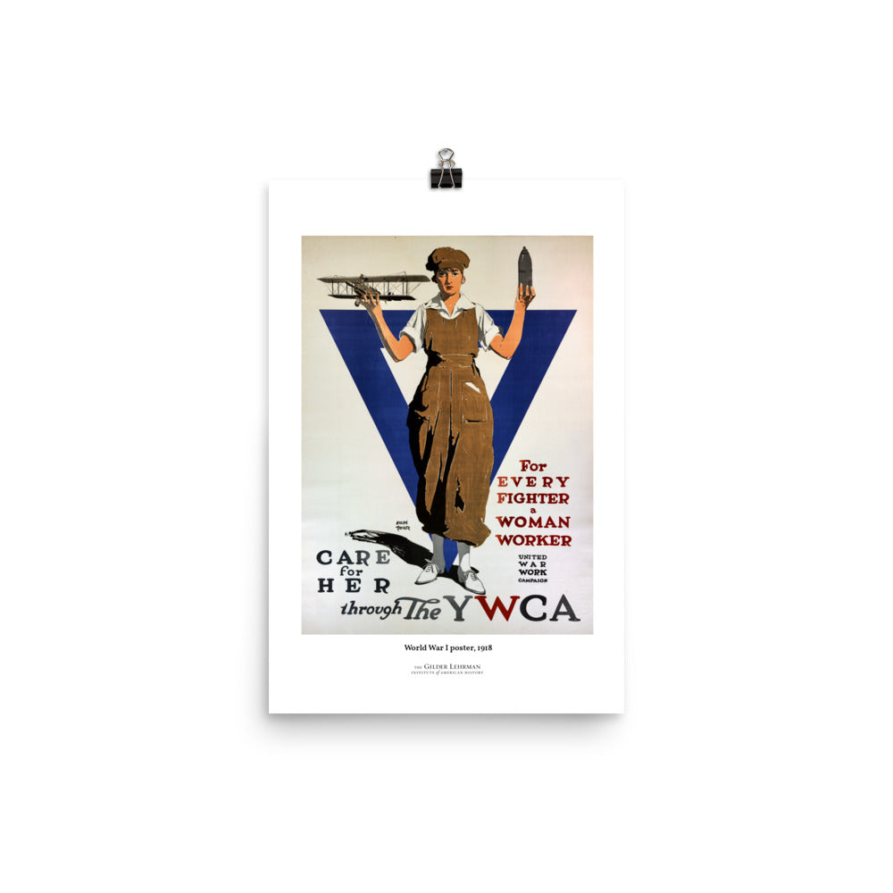 For Every Fighter a Woman Worker. Care For Her Through the YWCA by Adolph  Treidler and YWCA