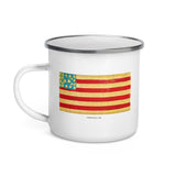 Abolitionist flag, ca. 1859 (enamel mug)