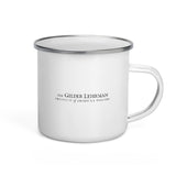 Abraham Lincoln silhouette (enamel mug)