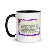 1914 postcard in support of the 19th Amendment (two-color mug)