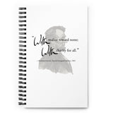 Abraham Lincoln, Spiral notebook