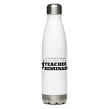 Teacher Seminars stainless steel water bottle