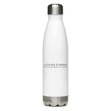Abraham Lincoln stainless steel water bottle