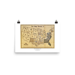 Women's Suffrage Map, ca. 1919 (poster)