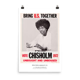 Shirley Chisholm campaign poster, 1972 (poster)