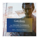 Gettysburg College-Gilder Lehrman MA in American History (Lincoln sticker)