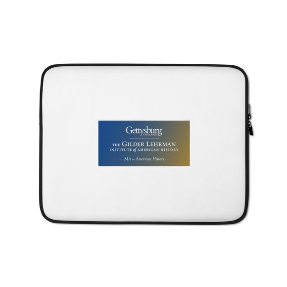 Gettysburg College-Gilder Lehrman MA in American History laptop case (color logo)
