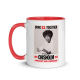 Shirley Chisholm campaign poster (two-color mug)