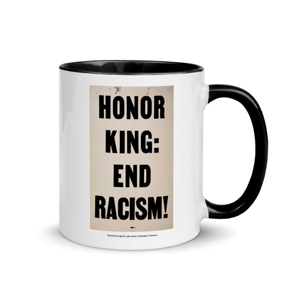 Placard from April 8, 1968, march in Memphis, Tennessee (two-color mug)