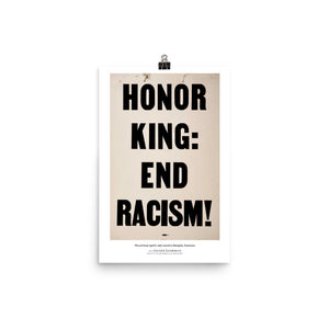 Placard from April 8, 1968, march in Memphis, Tennessee (poster)