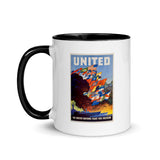 United States Office of War Information poster, 1943 (two-color mug)