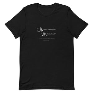 "With Malice Towards None" (t-shirt)